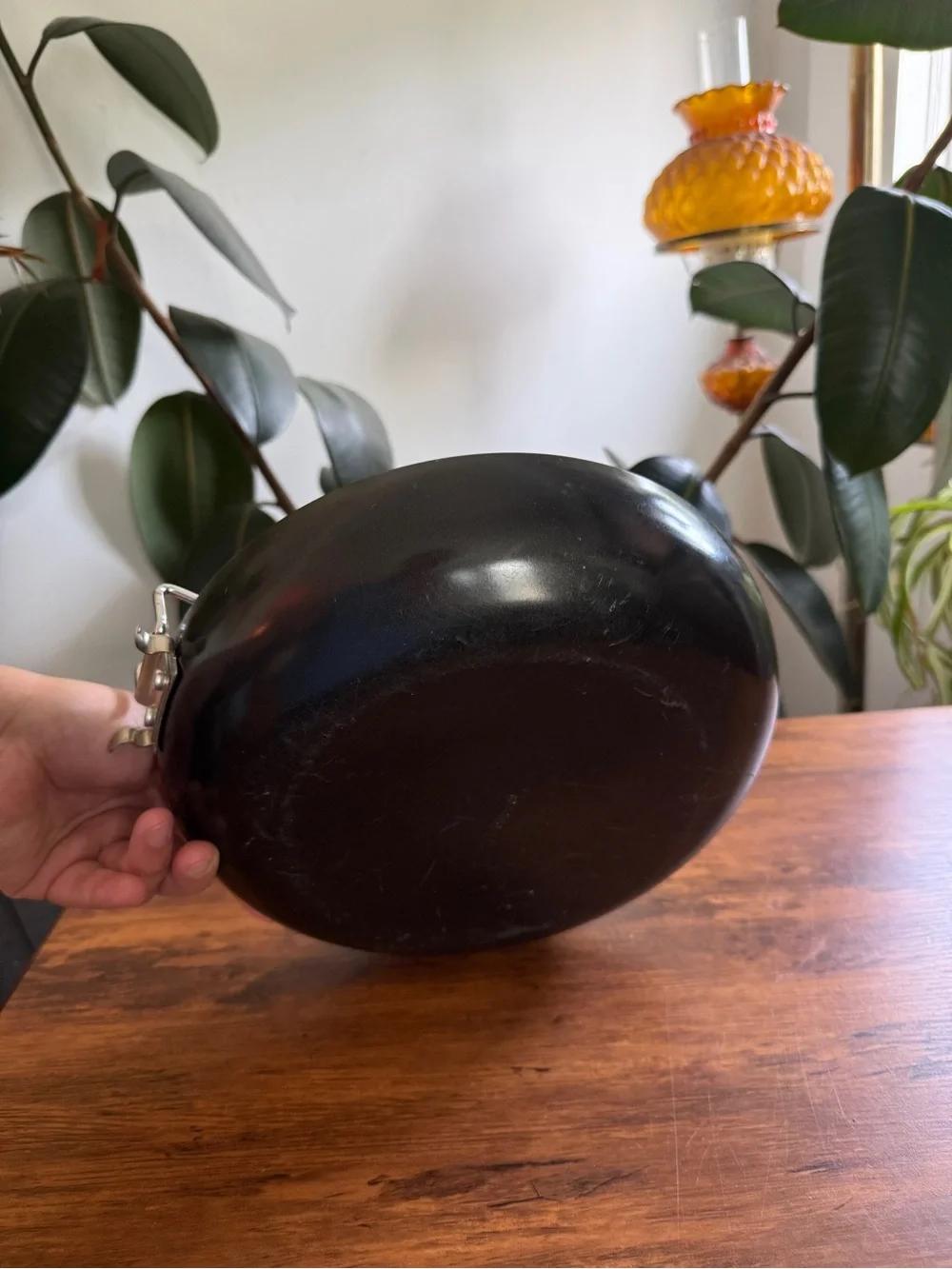 Nonstick Black Frying Pan with Folding Handle - Home Kitchen Coleman